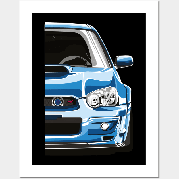 SUBARU STI Wall Art by JDMAPEX